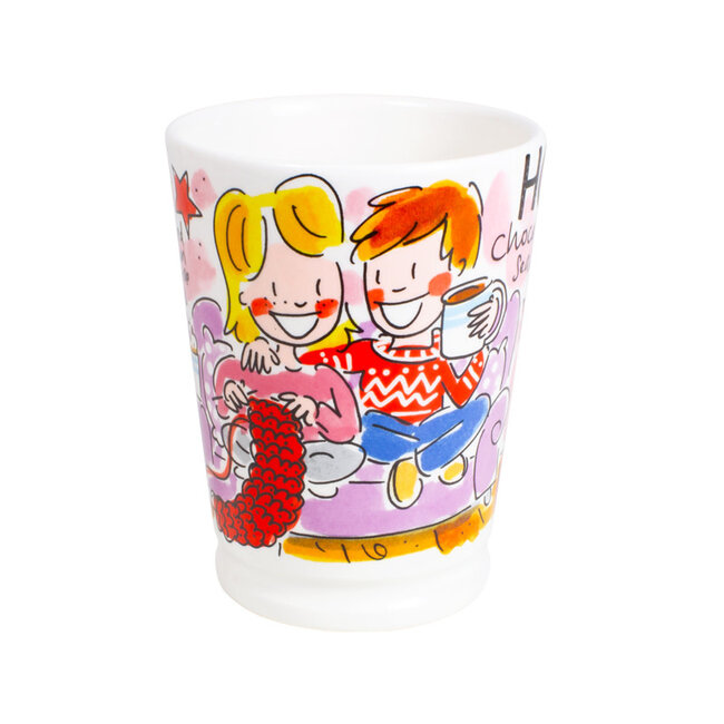 BLOND AMSTERDAM Hot Chocolate Season - Roze | XL Mok | Mazagran