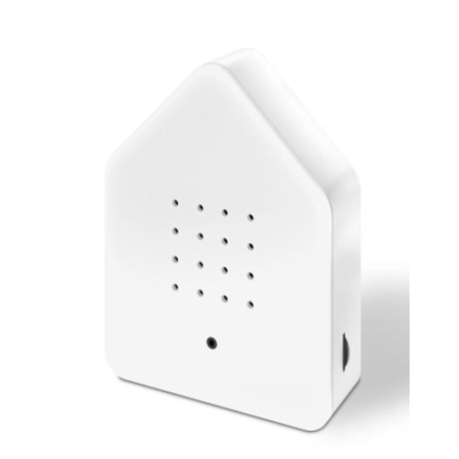 Zwitscherbox Wit | Natuurgeluiden |  Vogelgeluiden | Wit met witte achterkant