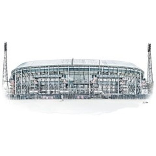 Rotterdam | Poster | De Kuip | Vintage | 40x30