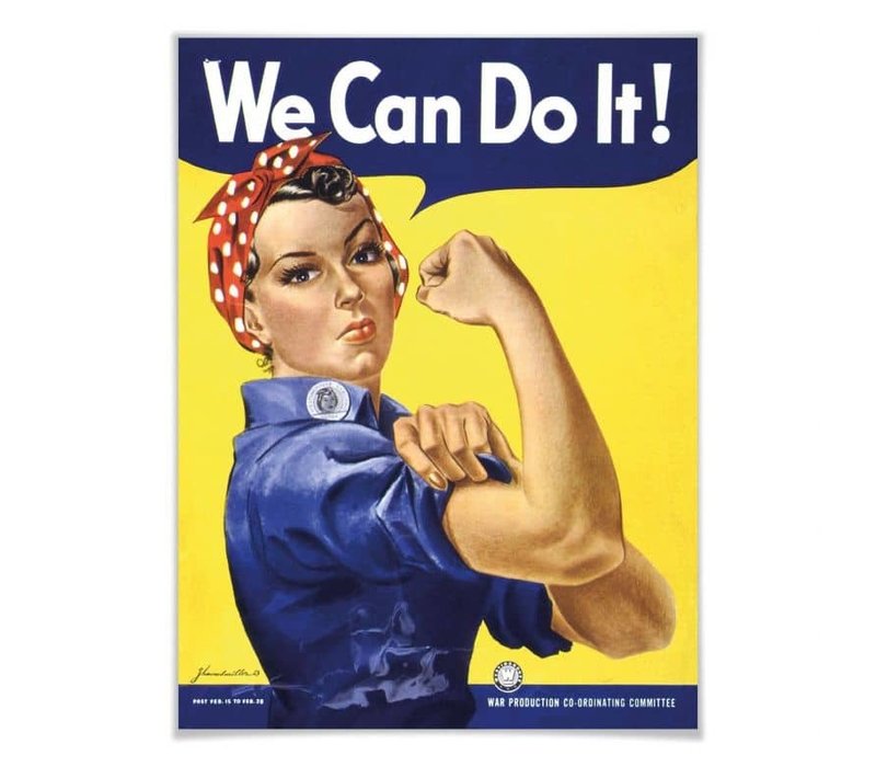 Vintage Poster - We can do it