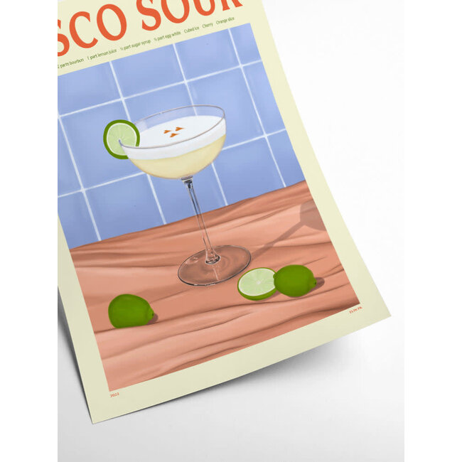 PSTR Studio Elin PK - Pisco Sour | 30x40cm