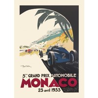 Grand Prix Monaco  - 1933 | 30x40 cm