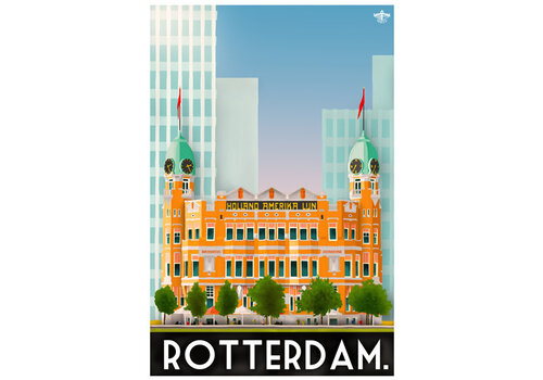 Louissons Rotterdam | Holland Amerika Lijn | 30x20cm
