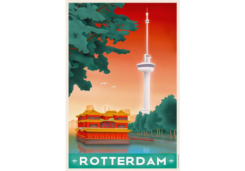 Louissons Poster Rotterdam - Euromast 30x20cm