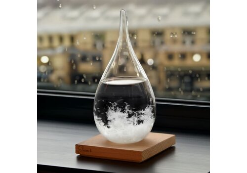mikamax Stormglass drop large | Donderglas | Barometer | Weerglas
