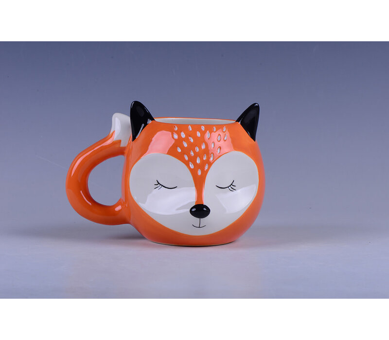 Sleeping fox mug | Beker vos | Koffiebeker | Theemok