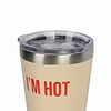 Tumbler thermos ''Im hot'' beige