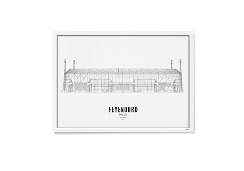 Wijck Poster A4 -Stadion Feyenoord