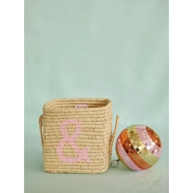 Disco Ball with Stripes and Gold - Medium | 15cm