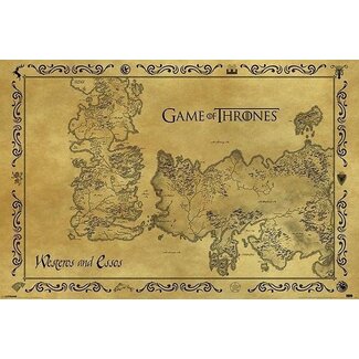 Game of Thrones - Antique Map