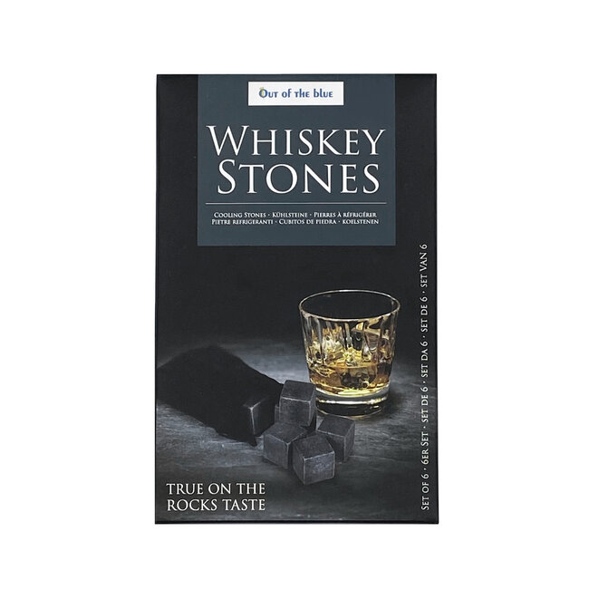 Whiskey Stones set van 6