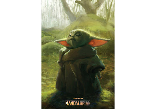Poster Star Wars The Mandalorian - The child art