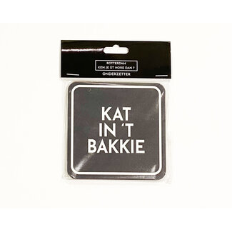 Onderzetter Kat in 't Bakkie