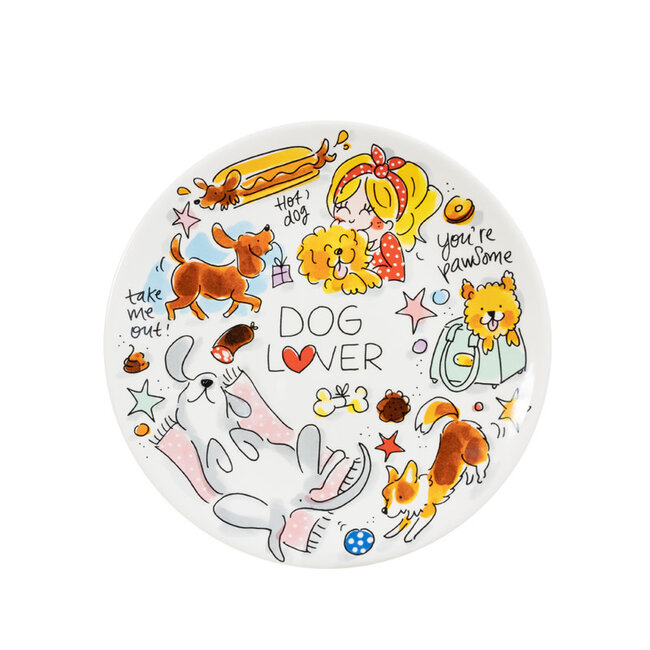 BLOND AMSTERDAM Dog Lover | Bord 22 cm | Dier