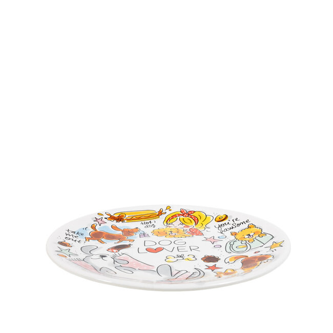 BLOND AMSTERDAM Dog Lover | Bord 22 cm | Dier