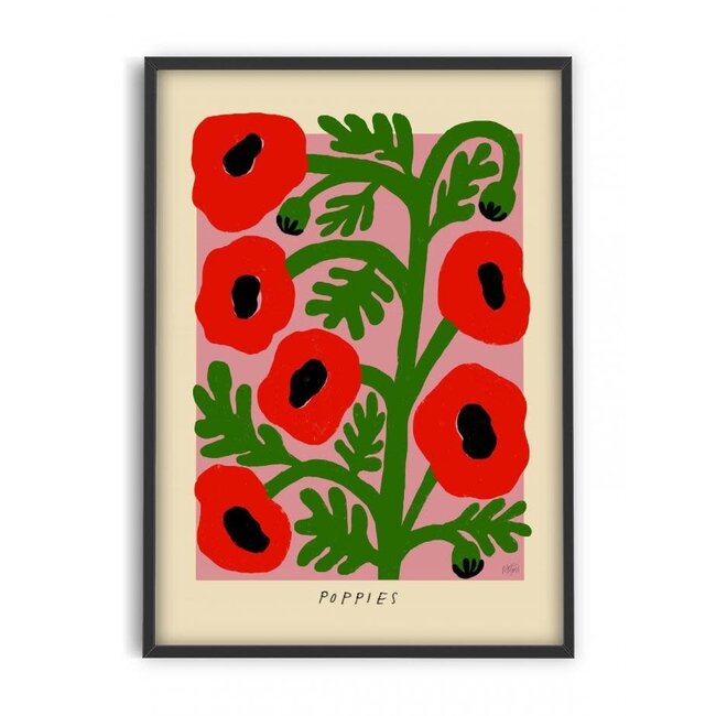 PSTR Studio Madelen - Poppies | 30x40 cm