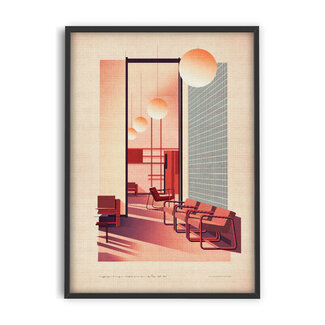 PSTR Studio Sander Patelski - Bocconi University Milan 1937–1942 | 30x40 cm