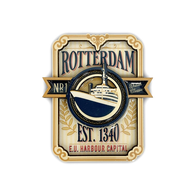 Magneet Rotterdam Ship label
