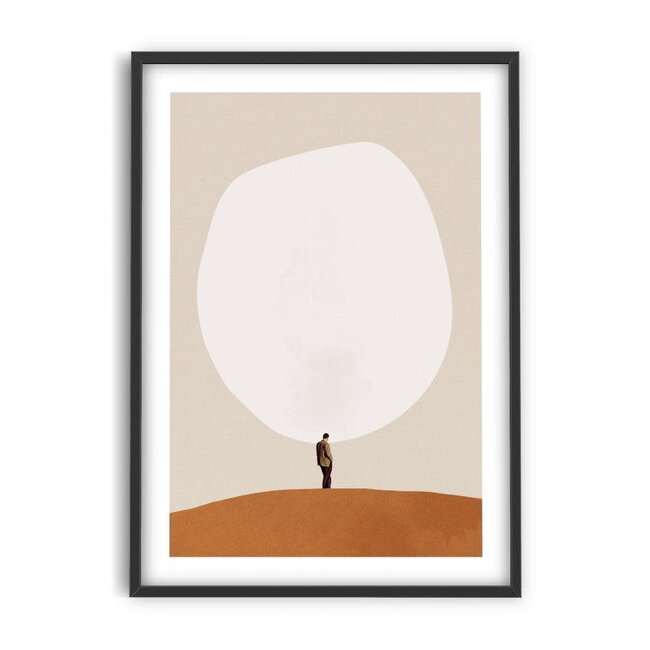 PSTR Studio Maarten Léon | Overthinking | Poster | Art Print | 30x40cm