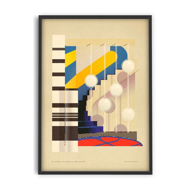 PSTR Studio Sander Patelski - Maison d'Henri Delord 1972 30x40 cm