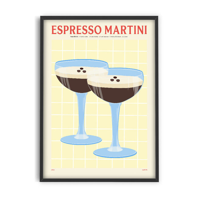 PSTR Studio Elin PK - Espresso Martini | 30x40cm