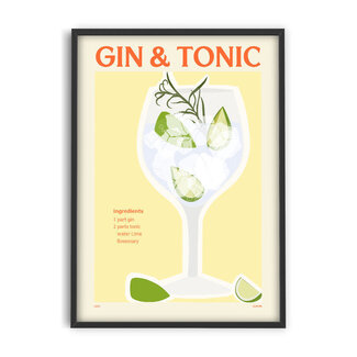 PSTR Studio Elin PK - Gin & Tonic | 30x40cm