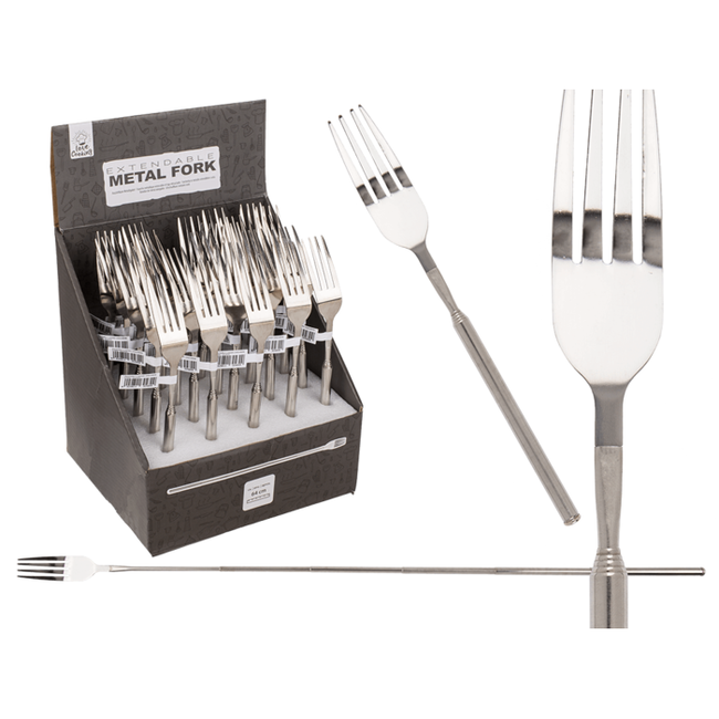 Extendable metal fork | Vork met verlengstuk