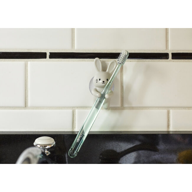 Kikkerland Rabbit toothbrush holder | Tandenborstelhouder