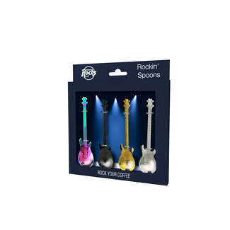 Guitar coffee spoons coloured