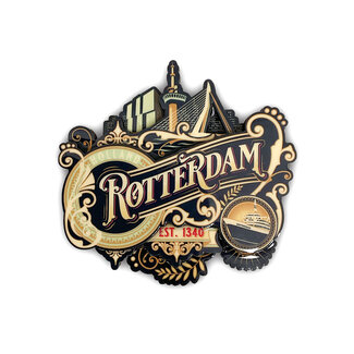 Rotterdam City Ornament - Magneet