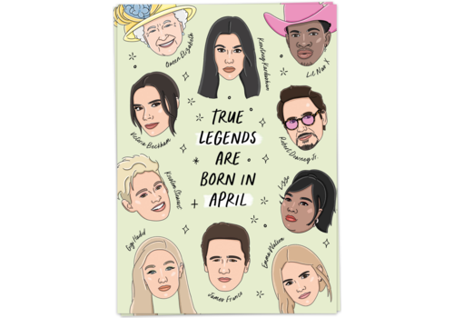 Kaart Blanche True legends are born in APRIL