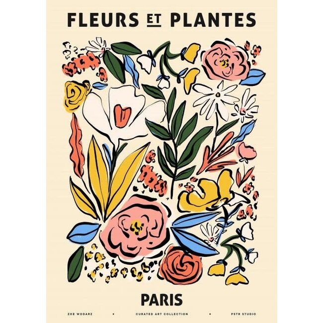 PSTR Studio Zoe - Fleurs et Plantes - Paris | 30x40 cm