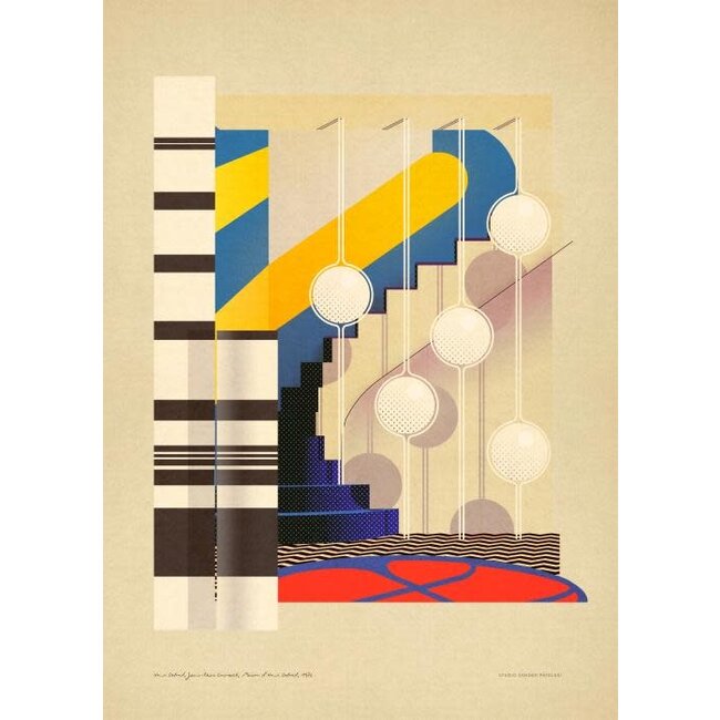 PSTR Studio Sander Patelski - Maison d'Henri Delord 1972 30x40 cm