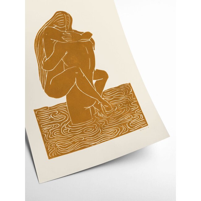 PSTR Studio Maliv  - one + one = Three | Jaune | 30x40 cm