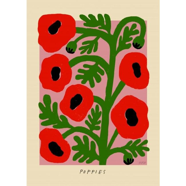 PSTR Studio Madelen - Poppies | 30x40 cm