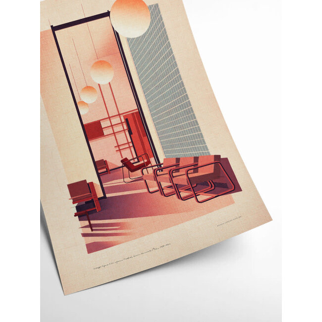 PSTR Studio Sander Patelski - Bocconi University Milan 1937–1942 | 30x40 cm