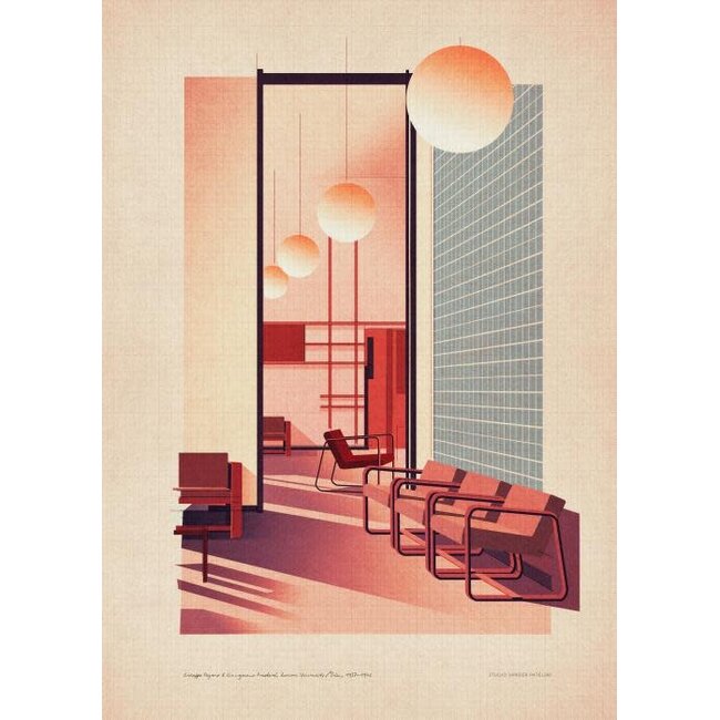PSTR Studio Sander Patelski - Bocconi University Milan 1937–1942 | 30x40 cm