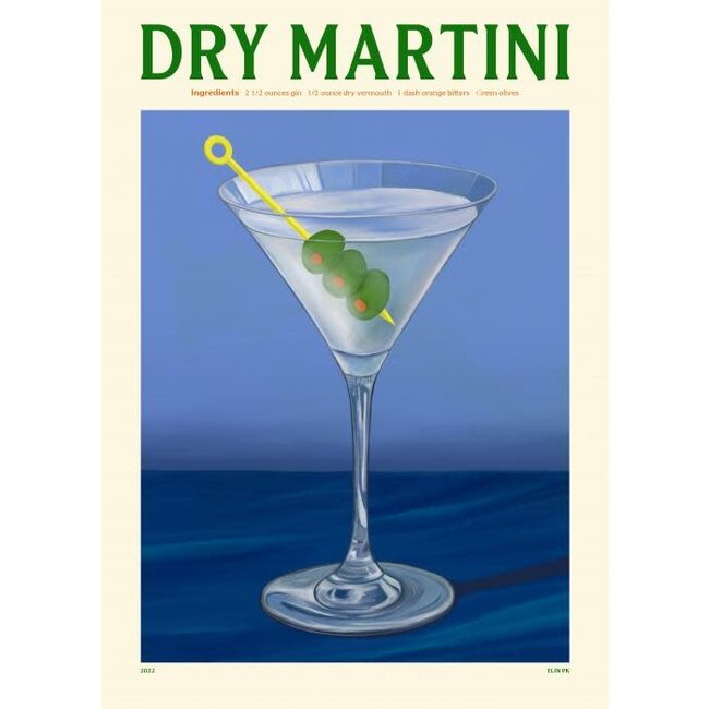 PSTR Studio Elin PK - Dry Martini | 30x40 cm