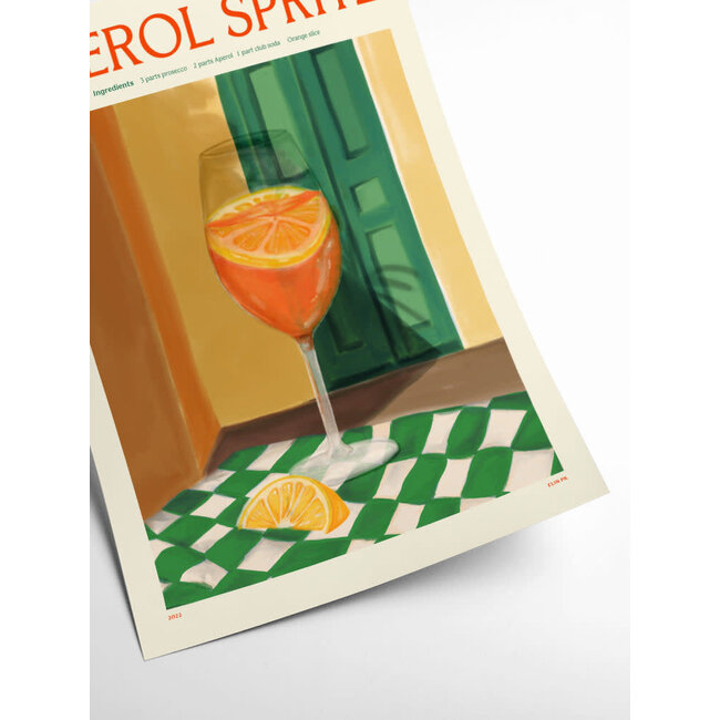 PSTR Studio Elin PK - Aperol Spritz | 50x70cm