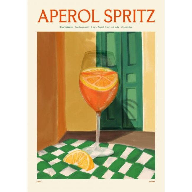 PSTR Studio Elin PK - Aperol Spritz | 50x70cm