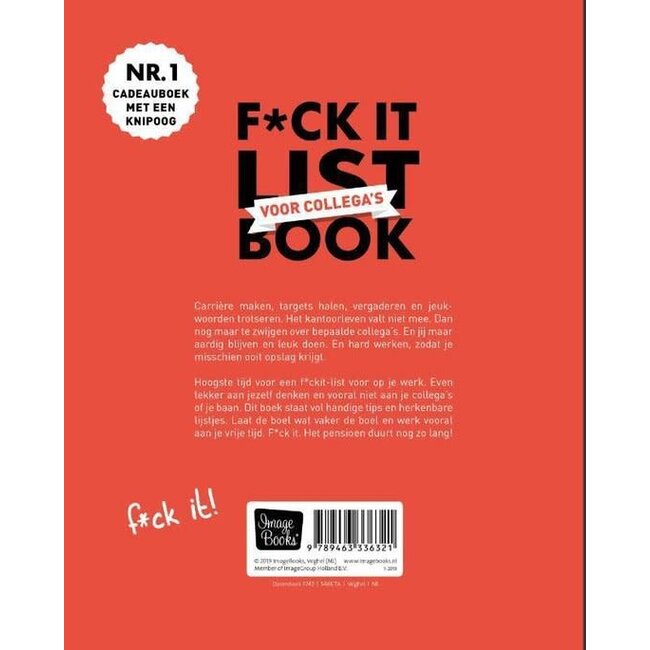 F*ck it list book voor collega's