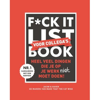 F*ck it list book voor collega's