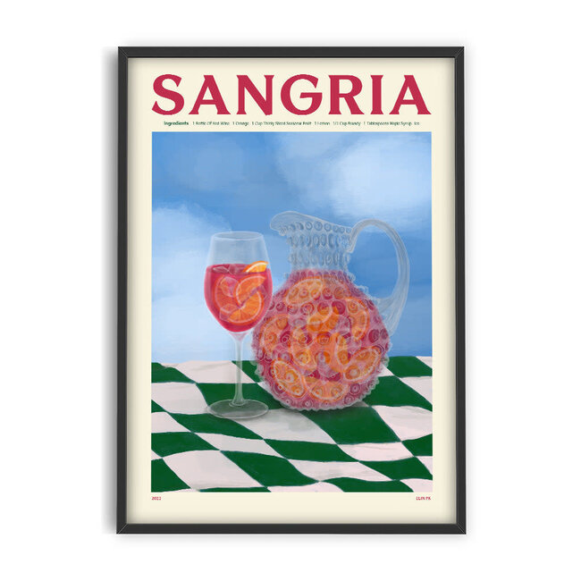 PSTR Studio Elin PK - Sangria | 30x40cm