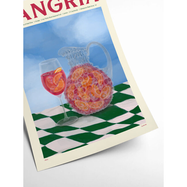 PSTR Studio Elin PK - Sangria | 30x40cm