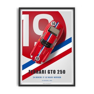 Classic Ferrari GTO 250 | 30x40 cm