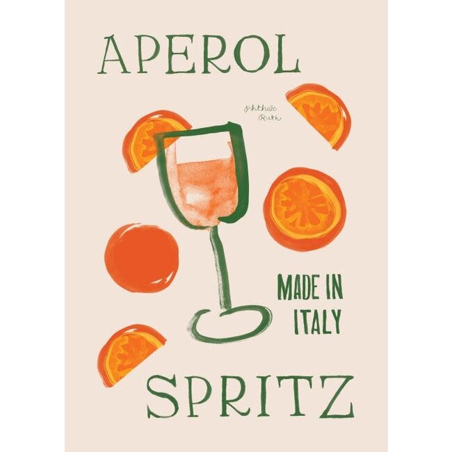 PSTR Studio Phthalo Ruth - Aperol Spritz | 30x40 cm