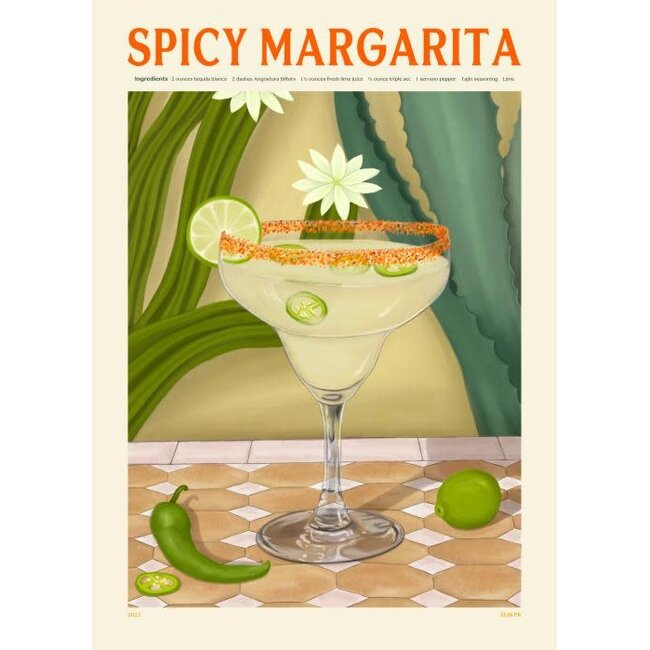 PSTR Studio Elin PK - Spicy Margarita | 30x40 cm