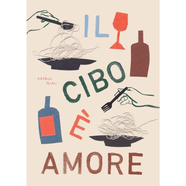 PSTR Studio Phthalo Ruth - Food is Love | Poster | Art Print | 30x40 cm