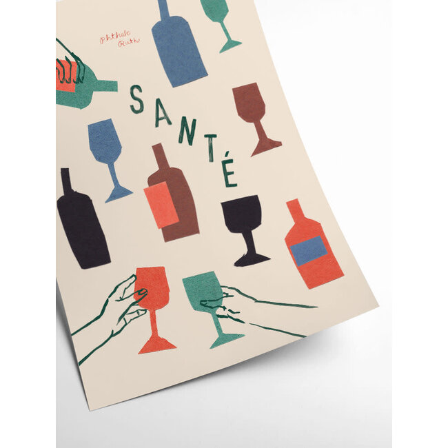 PSTR Studio Phthalo Ruth - Santé | Poster | Art Print | 30x40 cm