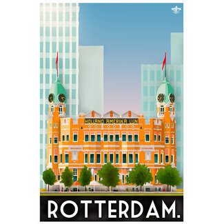 Louissons Rotterdam | Holland Amerika Lijn | 60x40cm